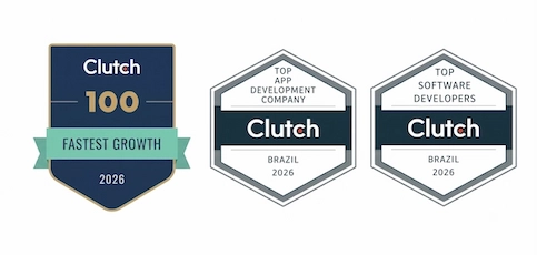Painel de Prêmios Clutch e Top Software Developers