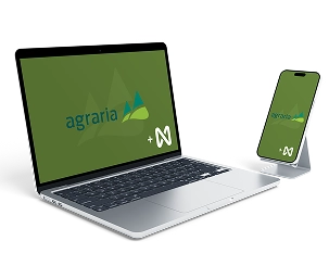 Mockup of the portal built for Cooperativa Agrária