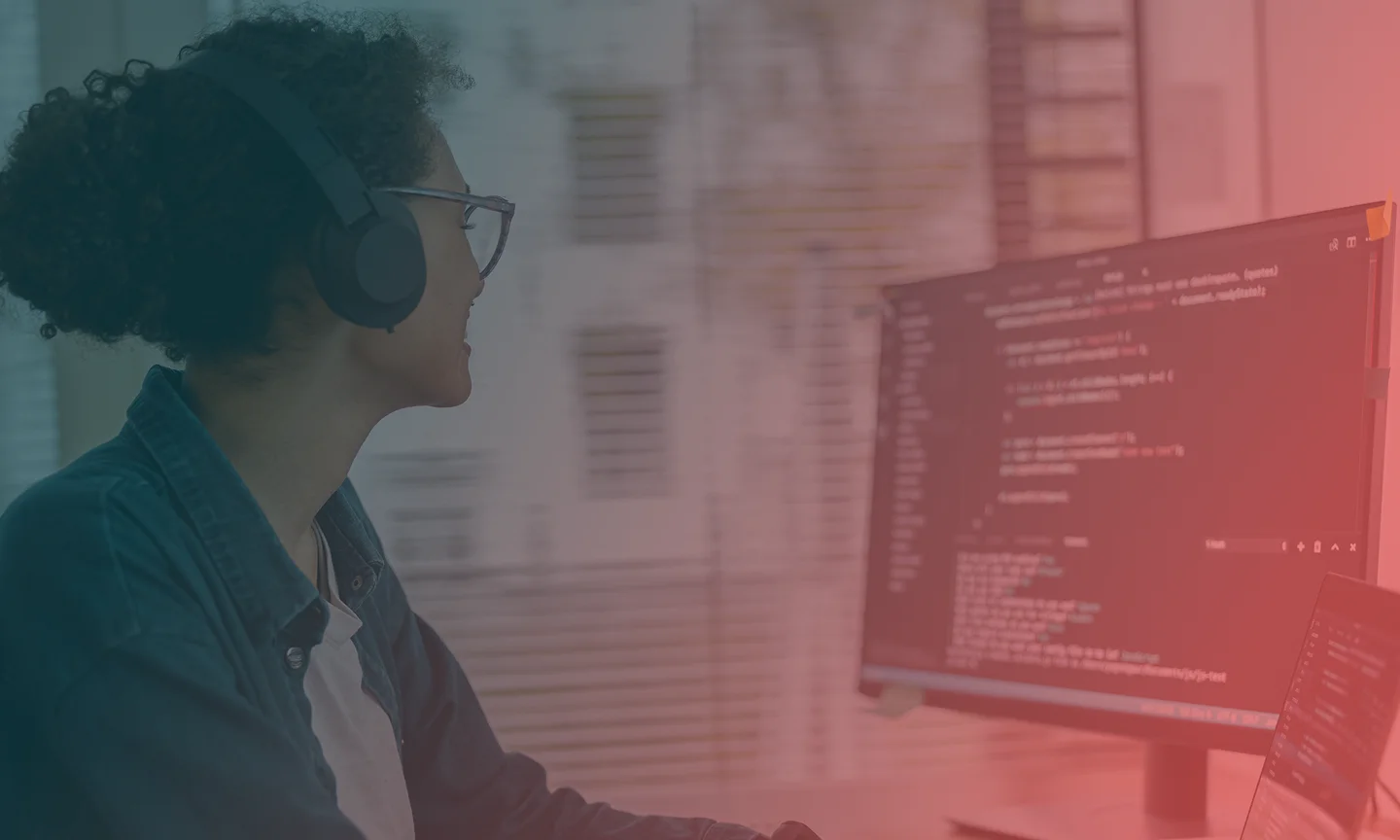 NextAge developer coding in TypeScript