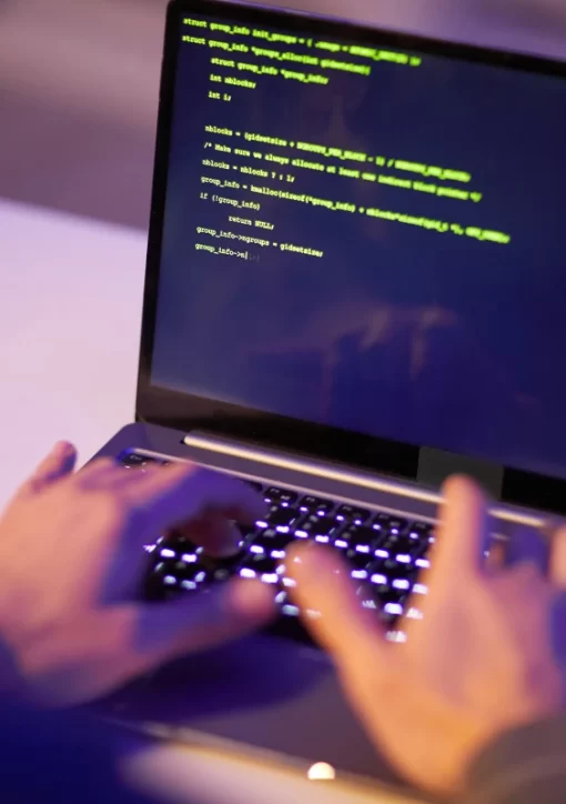 Image of a man vibe-coding