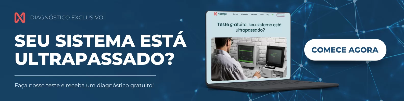 Banner indicando para os testes gratuitos de sistemas obsoletos 