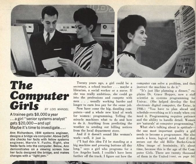 A paper called "The Computer Girls"