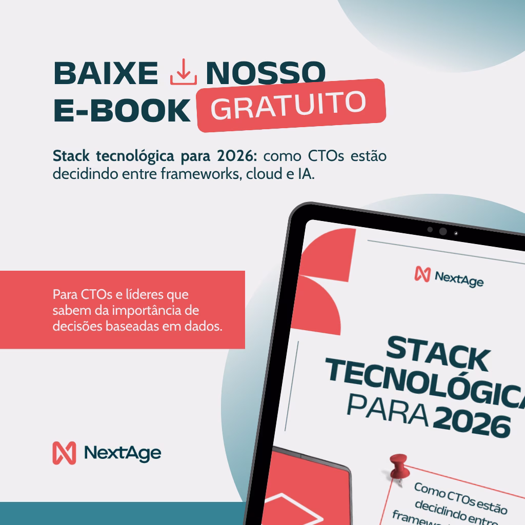 Banner E-book Stack Tecnológico 2026