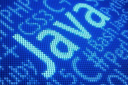 Uma tela azul escrito Java