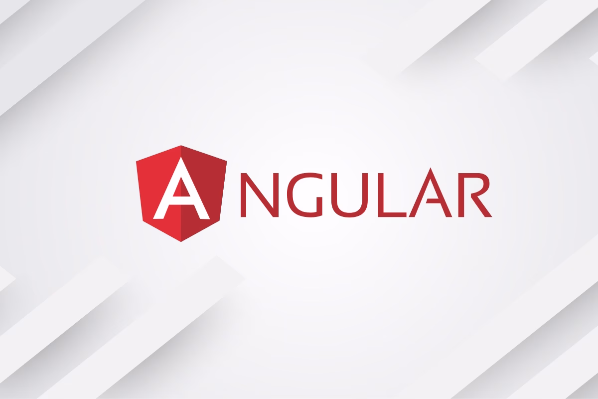 Logo do Angular, framework usado no desenvolvimento de sistemas corporativos
